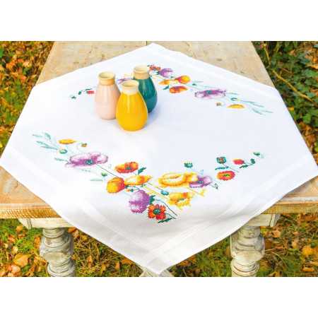 Bedruckte Deckepackung Mohnblumen Bedruckte Deckepackung Mohnblumen