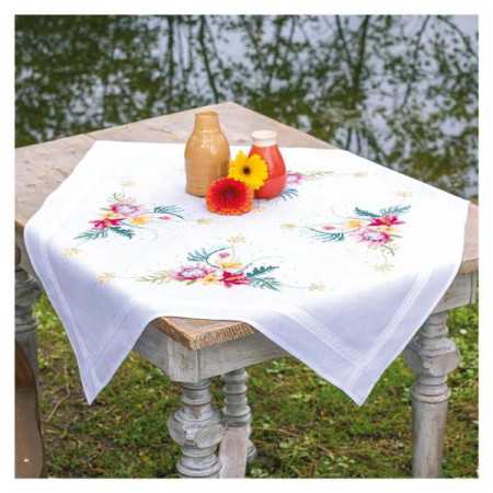 Bedruckte Deckepackung Tropische Blumen Bedruckte Deckepackung Tropische Blumen