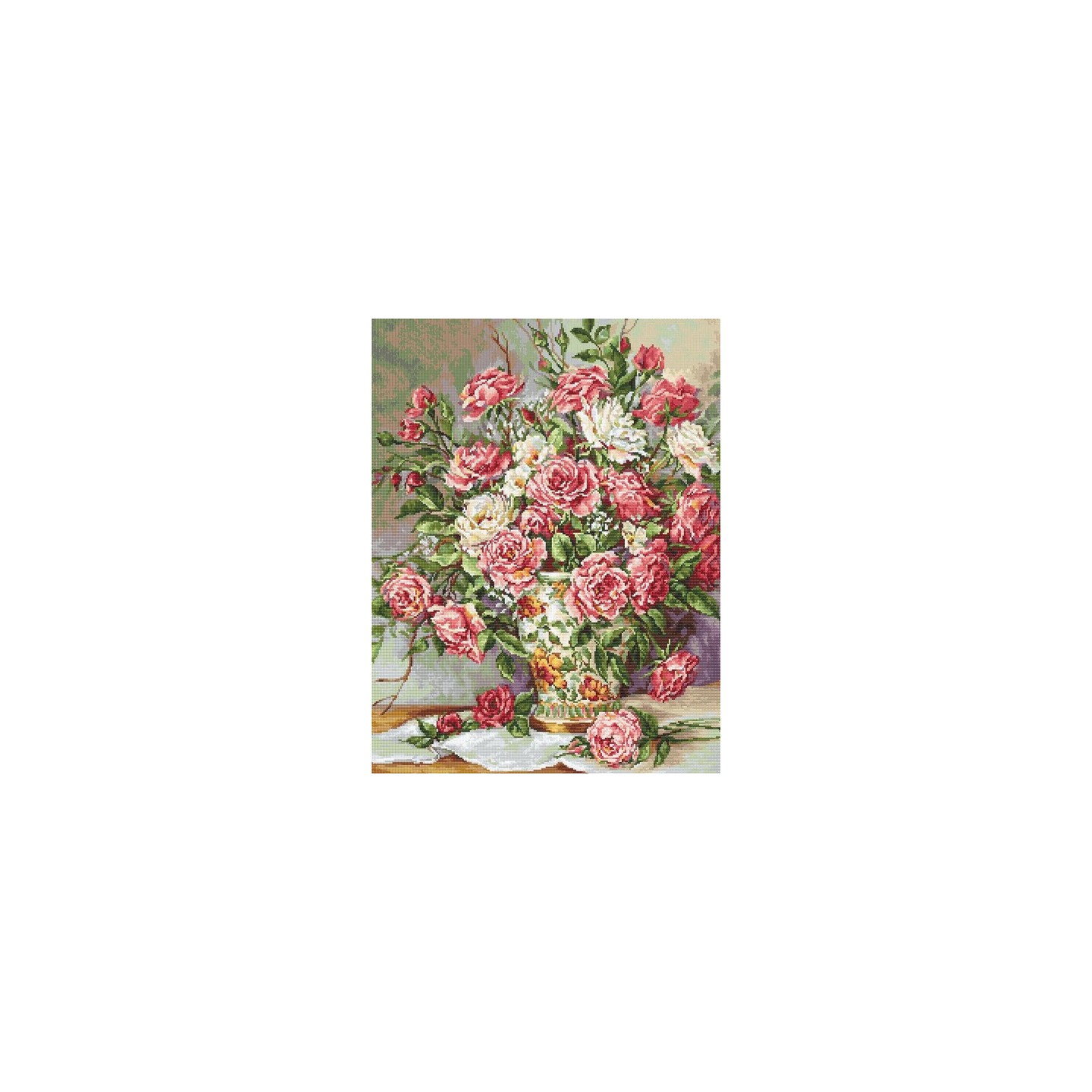 Luca-S Embroidery kit Posies for the Princess