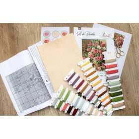 Kit de broderie Posies pour la princesse Kit de broderie Posies pour la princesse