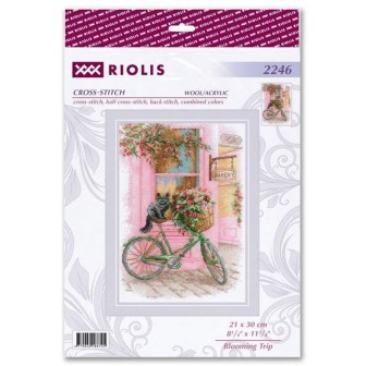 Riolis Borduurpakket Bloemenreis