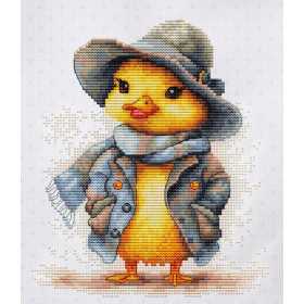 Kit de broderie Le canard détective Kit de broderie Le canard détective