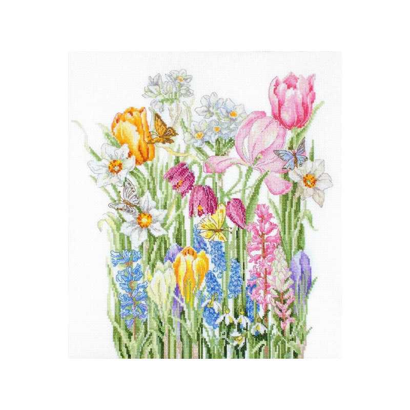 Embroidery kit March Bouquet