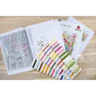 Luca-S Embroidery kit March Bouquet