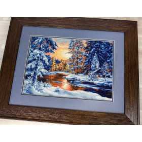 Kit de broderie Paysage d'hiver Kit de broderie Paysage d'hiver