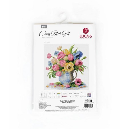 Embroidery kit Tulips Bouquet