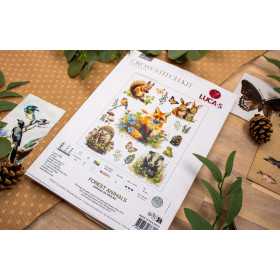 Kit de broderie Animaux de la forêt Kit de broderie Animaux de la forêt