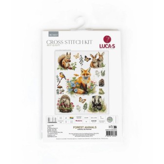 Luca-S Embroidery kit Forest Animals