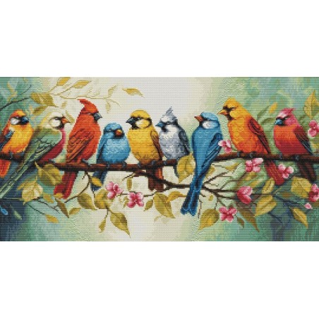 Stickset Das Lied der Vögel