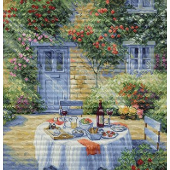 Luca-S Kit de broderie Jardin romantique