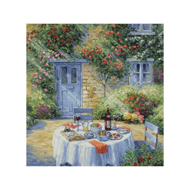 Embroidery kit Romantic Garden Embroidery kit Romantic Garden