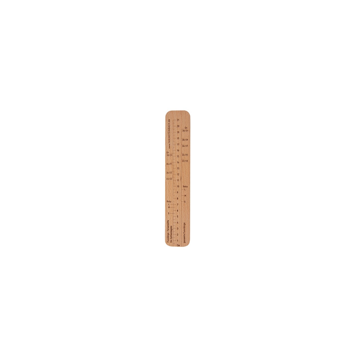 Sock ruler