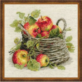 Kit de broderie Pommes mûres Kit de broderie Pommes mûres