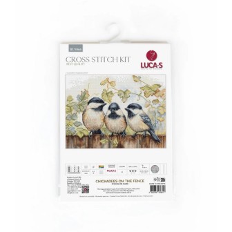 Kit de broderie Mésanges sur la clôture