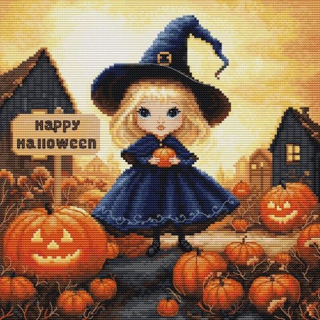 Embroidery kit Happy Halloween
