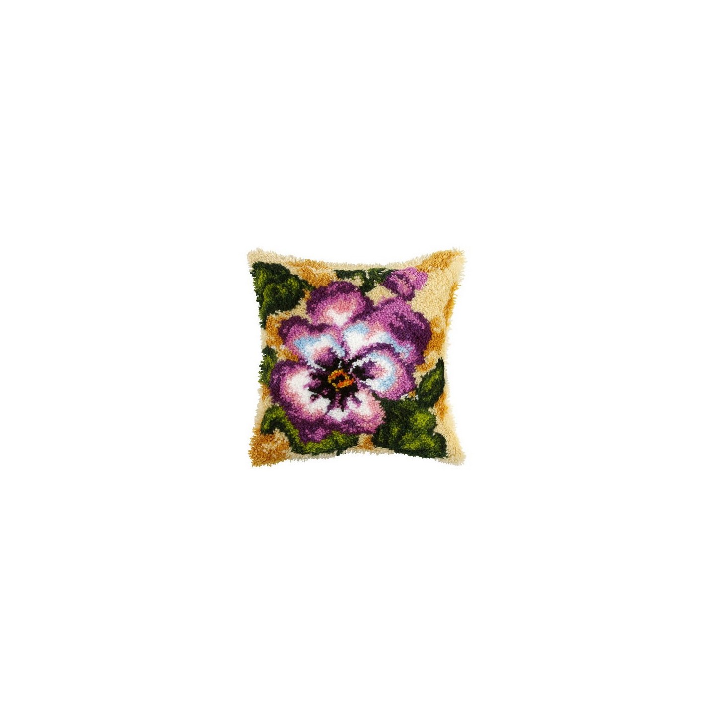 Latch hook cushion kit flowers 4086