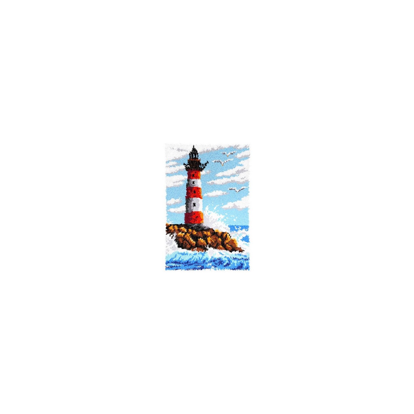 Kit tapis au point noué Phare 4199