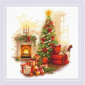 Borduurpakket Kerstsfeer Borduurpakket Kerstsfeer