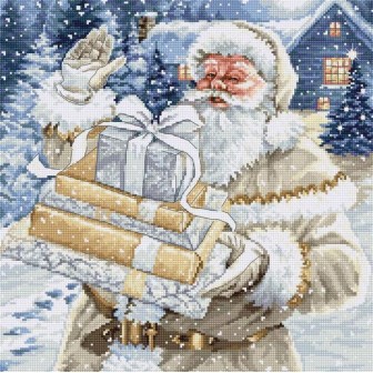 Luca-S Borduurpakket Kerstman en geschenken