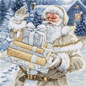 Stickset Weihnachtsmann und Geschenke Stickset Weihnachtsmann und Geschenke