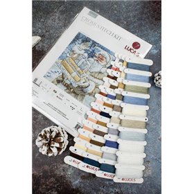 Embroidery kit Santa and Pressies Embroidery kit Santa and Pressies