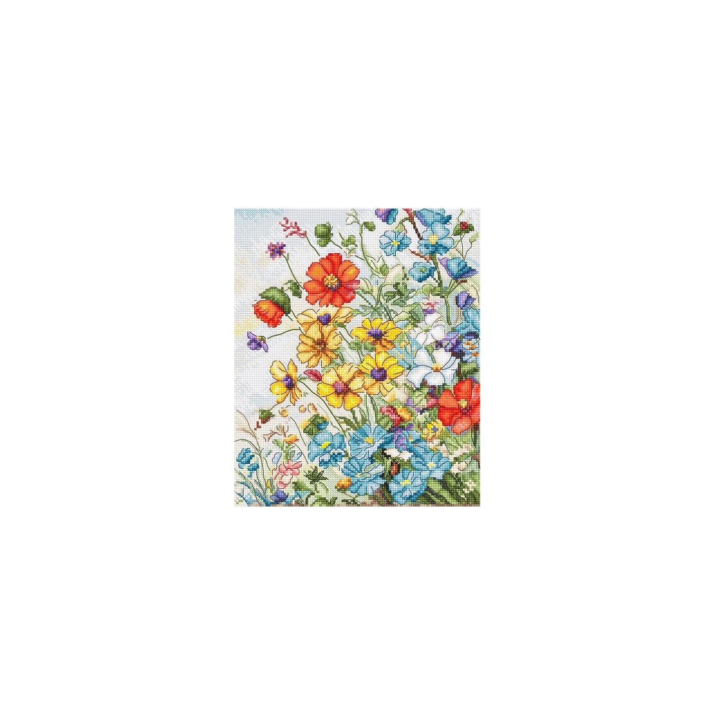 Embroidery kit Wildflowers