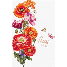 Kit de broderie Coquelicot