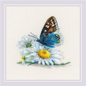 Borduurpakket Fragiele schoonheid Borduurpakket Fragiele schoonheid