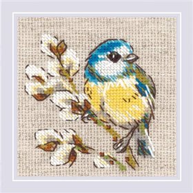 Embroidery kit Titmouse