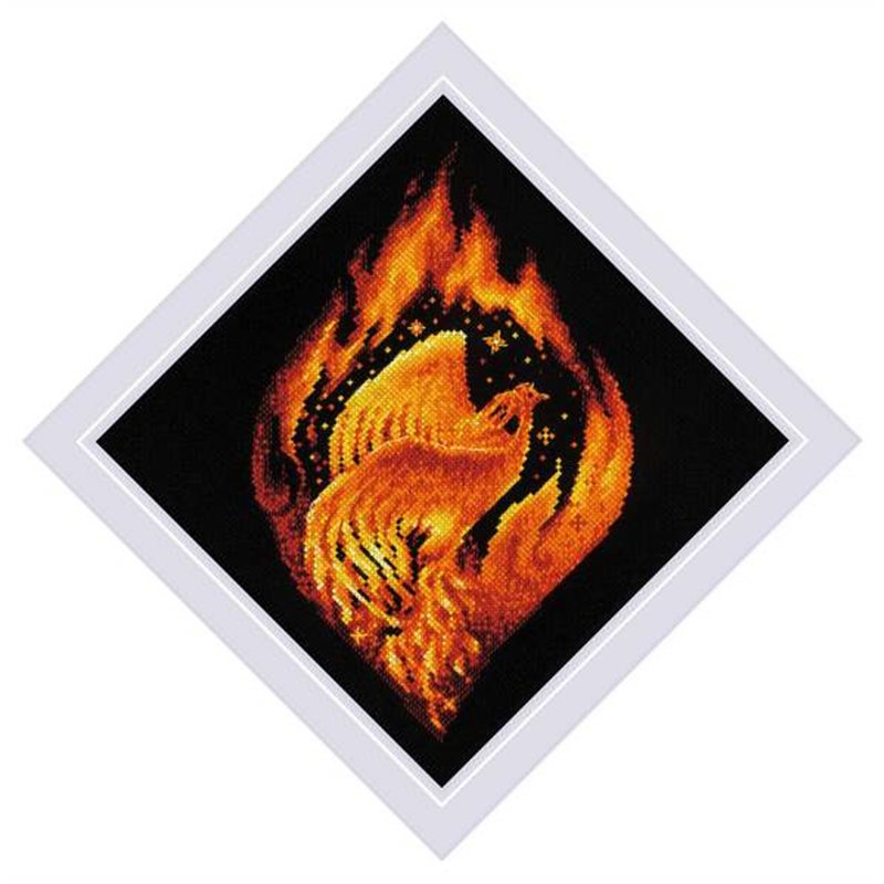 Stickset Flammender Phönix Stickset Flammender Phönix