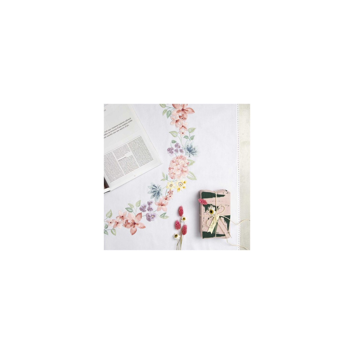 Tablecloth kit hydrangea wreath