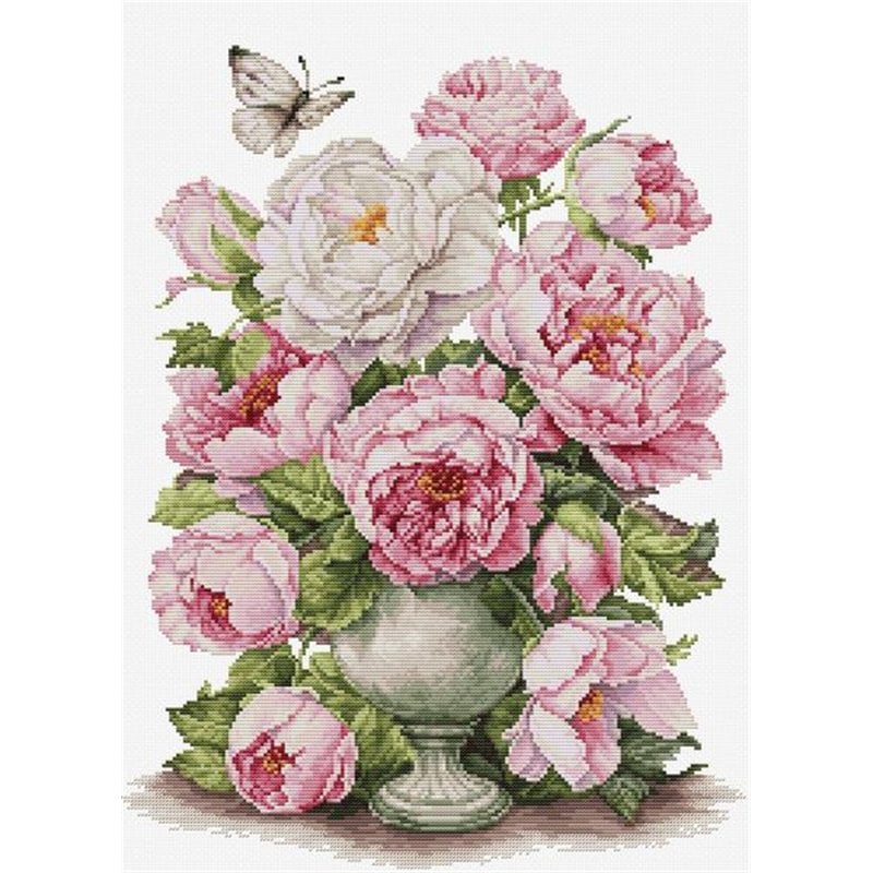 Kit de broderie La romance des roses Kit de broderie La romance des roses