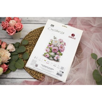 Luca-S Kit de broderie La romance des roses