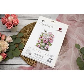 Borduurpakket De romantiek van rozen Borduurpakket De romantiek van rozen