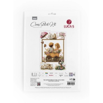 Luca-S Kit de broderie Les aventures des petits