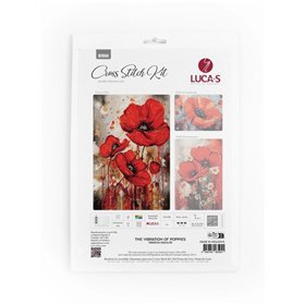Embroidery kit The Vibration of Poppies Embroidery kit The Vibration of Poppies