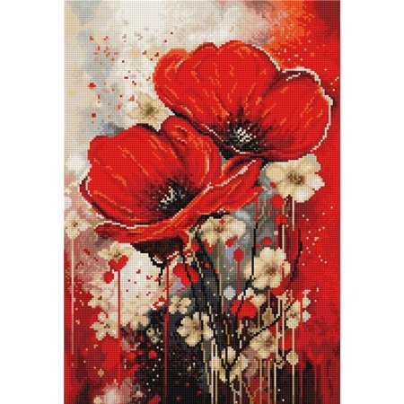 Embroidery kit The Dance of The Poppies
