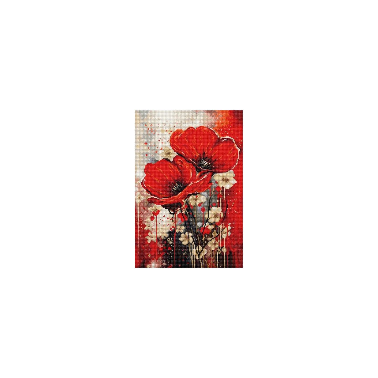 Luca-S Stickset Der Tanz der Mohnblumen