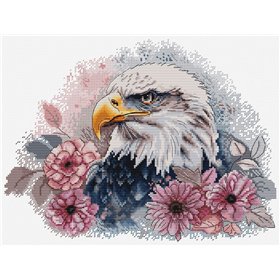 Embroidery kit Hunting Eagle Embroidery kit Hunting Eagle