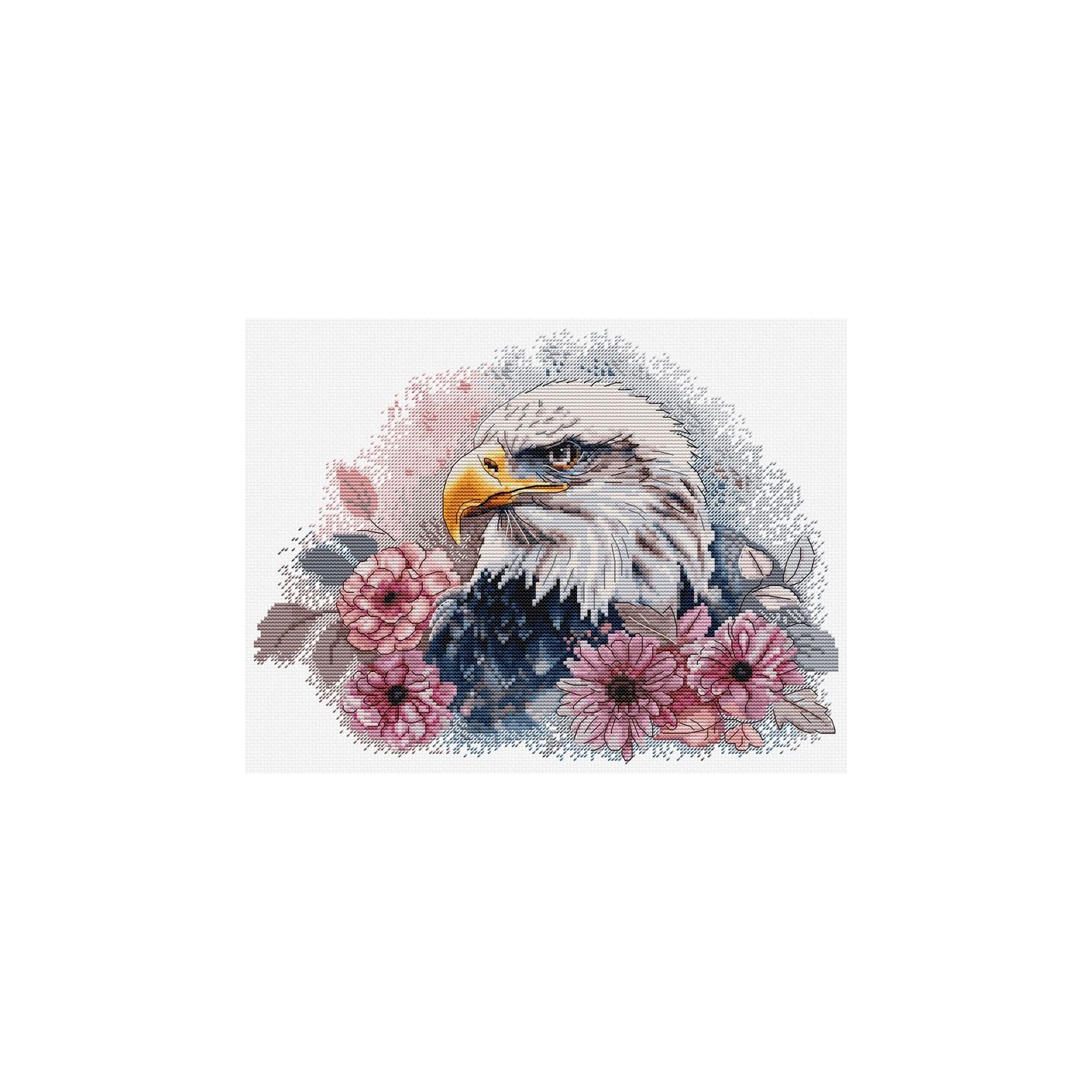 Luca-S Kit de broderie L'aigle chasseur