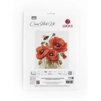 Luca-S Stickset Die Pracht der Sommermohnblumen