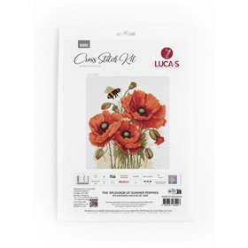 Stickset Die Pracht der Sommermohnblumen Stickset Die Pracht der Sommermohnblumen