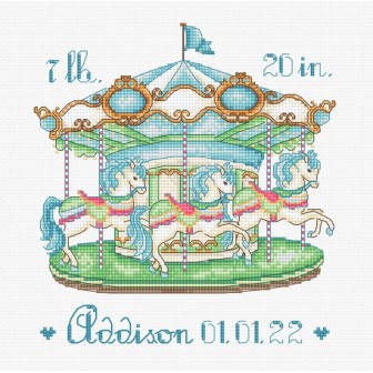 Kit de broderie Carrousel pour bébé