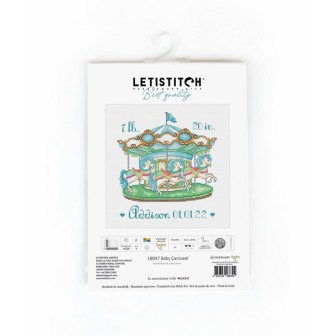Borduurpakket Baby Carrousel