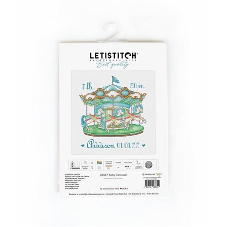 Embroidery kit Baby Carousel II