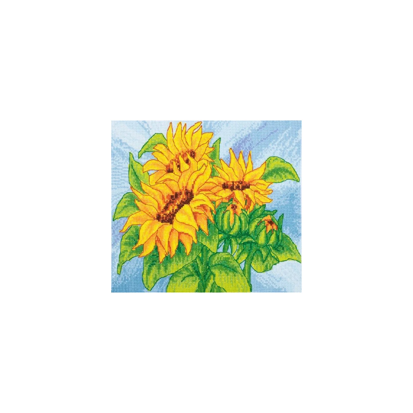 Stickset Sonnenblumen