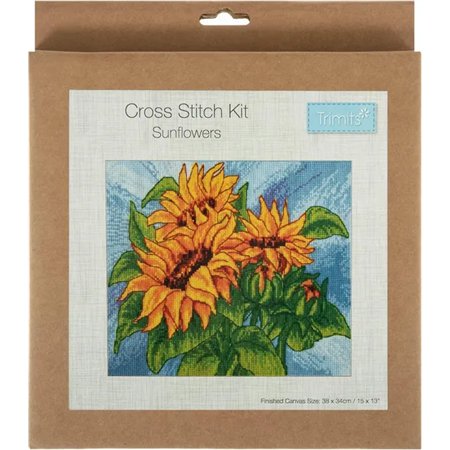 Borduurpakket Zonnebloemen
