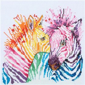 Borduurpakket Zebras