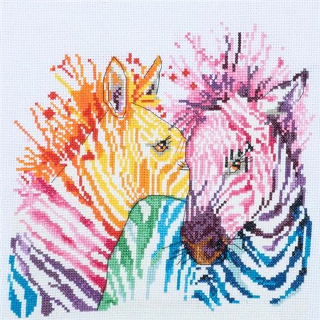 Borduurpakket Zebras