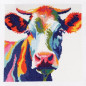 Kit de broderie Vache